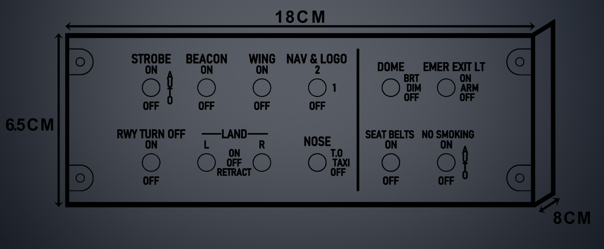 cockpitLighting - Airbus Series